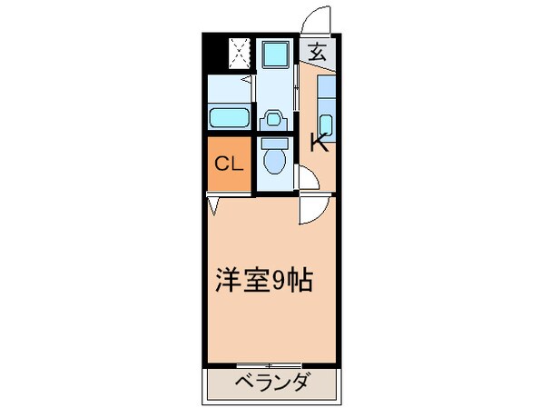 エヴァ－グリ－ンＭの物件間取画像